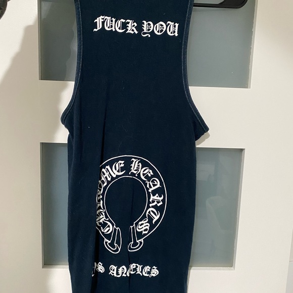 Chrome Hearts Tops - Chrome Hearts Fuck you Los Angeles tank